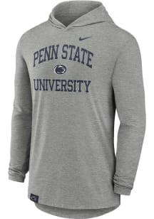 Mens Penn State Nittany Lions Grey Nike Number One Long Sleeve Hoodie