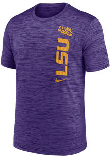 Nike LSU Tigers Purple Sideline Velocity Short Sleeve T Shirt