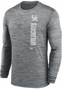 Nike Kentucky Wildcats Grey Sideline Velocity Long Sleeve T-Shirt