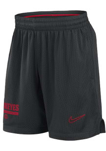 Nike Ohio State Buckeyes Mens Black Sideline Shorts