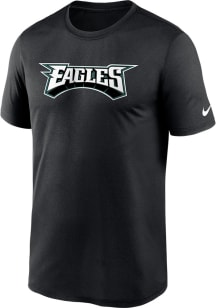 Nike Philadelphia Eagles Black Wordmark Legend Short Sleeve T Shirt