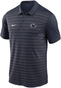 Mens Penn State Nittany Lions Navy Blue Nike Sideline Victory Short Sleeve Polo Shirt