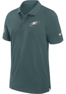 Nike Philadelphia Eagles Mens Teal Sidline Dri Fit Short Sleeve Polo