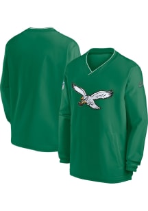 Nike Philadelphia Eagles Mens Kelly Green Sideline Windshirt Pullover Jackets