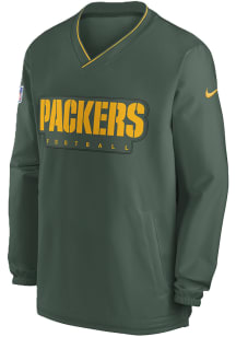 Nike Green Bay Packers Mens Green Sideline Windshirt Pullover Jackets