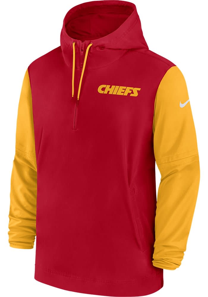 Nike Kansas City Chiefs Mens WHITE Sideline Player Lightweight