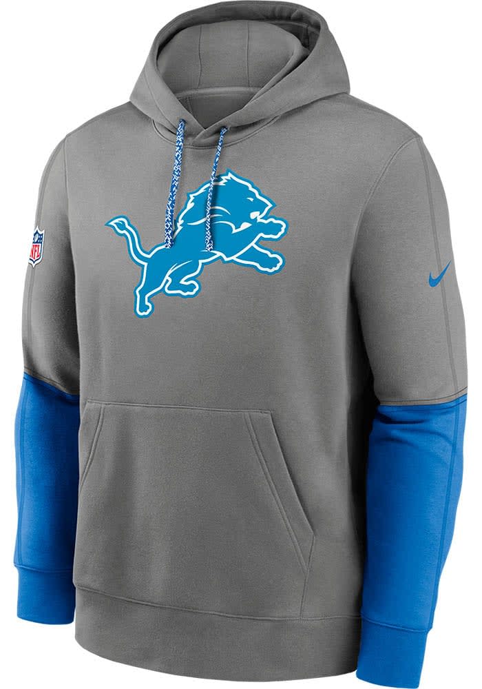 Nike Detroit Lions Mens BLACK Sideline Club Hoodie - 173204482