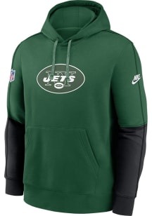 Nike New York Jets Mens Black Sideline Club Long Sleeve Hoodie