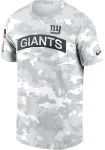 Nike New York Giants White Salute to Service Short Sleeve T Shirt