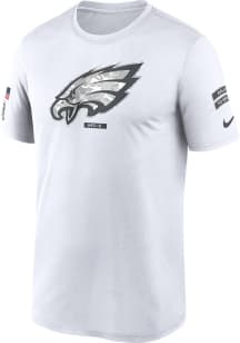 Nike Philadelphia Eagles White Salute to Service Short Sleeve T Shirt