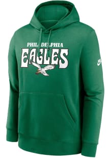 Nike Philadelphia Eagles Mens Kelly Green Club Long Sleeve Hoodie