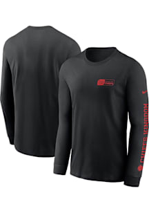 Nike Kansas City Chiefs Black Team Name Long Sleeve T Shirt