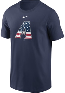 Nike Arizona Diamondbacks Navy Blue Americana Short Sleeve T Shirt