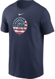 Nike Chicago Cubs Navy Blue Americana Short Sleeve T Shirt