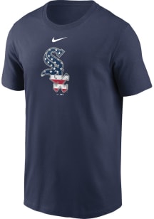 Nike Chicago White Sox Navy Blue Americana Short Sleeve T Shirt