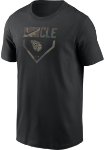 Nike Cleveland Guardians Black Camo Short Sleeve T Shirt
