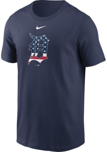 Nike Detroit Tigers Navy Blue Americana Short Sleeve T Shirt