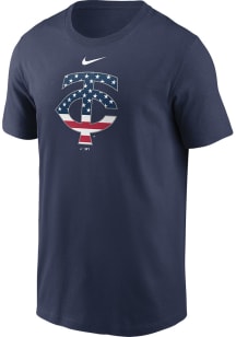 Nike Minnesota Twins Navy Blue Americana Short Sleeve T Shirt