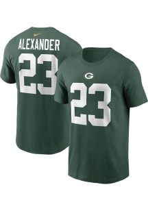 Jaire Alexander Green Bay Packers Green Player Name and Number Short Sleeve Player T Shirt