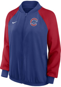 Nike Chicago Cubs Womens Blue Authentic Light Weight Jacket