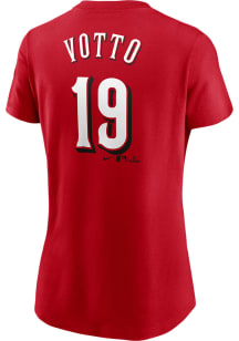 Nike Cincinnati Reds Womens Red Gameday Short Sleeve T-Shirt