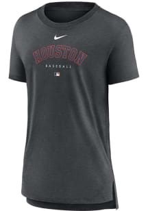 Nike Houston Astros Womens Charcoal Triblend Short Sleeve T-Shirt