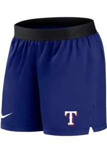 Nike Texas Rangers Womens Blue Dri-Fit Shorts