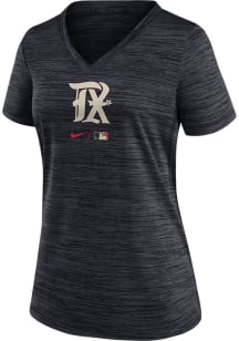 Nike Texas Rangers Womens Blue Velocity T-Shirt