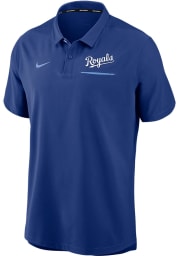 Nike Kansas City Royals Mens Blue Authentic Short Sleeve Polo