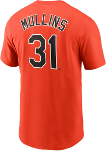Cedric Mullins Baltimore Orioles Orange Alt Short Sleeve Player T Shirt