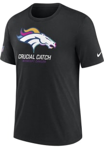 Nike Denver Broncos Black Crucial Catch Short Sleeve Fashion T Shirt