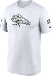 Nike Denver Broncos White Salute to Service Short Sleeve T Shirt