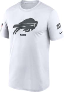 Nike Buffalo Bills White Salute to Service Short Sleeve T Shirt