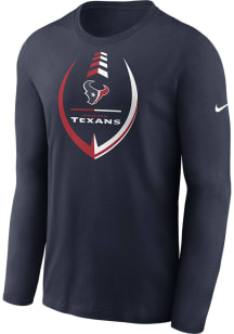Nike Houston Texans Navy Blue Icon Legend Long Sleeve T-Shirt