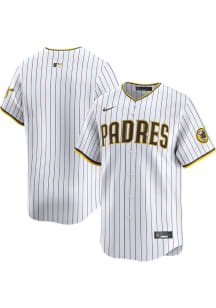 Nike San Diego Padres Mens White Home Limited Baseball Jersey