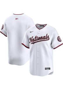 Nike Washington Nationals Mens White Home Limited Baseball Jersey