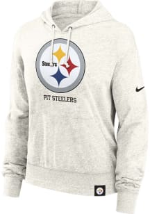 Nike Pittsburgh Steelers Womens White Blitz Vintage Hooded Sweatshirt