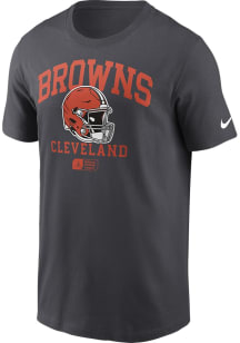 Nike Cleveland Browns Anthracite Team Name Short Sleeve T Shirt