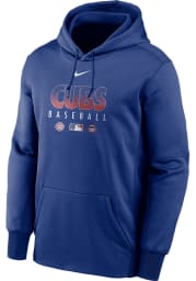 Nike Chicago Cubs Mens Blue Authentic Therma Hood