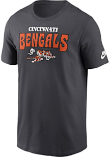 Nike Cincinnati Bengals Anthracite Team Name Short Sleeve T Shirt
