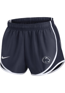 Nike Penn State Nittany Lions Womens Navy Blue Tempo Shorts