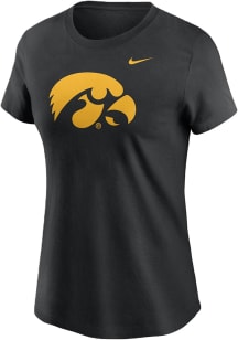 Nike Iowa Hawkeyes Womens Black Primetime Short Sleeve T-Shirt