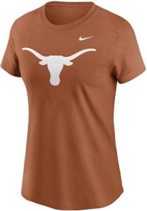 Nike Texas Longhorns Womens Burnt Orange Primetime Short Sleeve T-Shirt