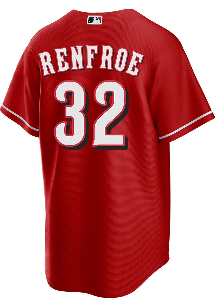Hunter Renfroe Men's Cincinnati Reds Home Jersey - White Replica