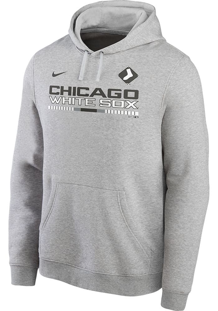 Nike Chicago White Sox Color Bar Hoodie - Grey