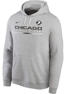 Nike Chicago White Sox Mens Grey Color Bar Long Sleeve Hoodie
