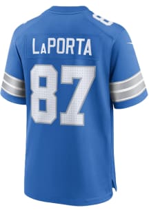 Sam LaPorta  Nike Detroit Lions Blue Home Football Jersey