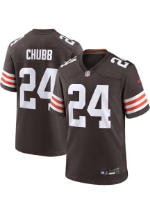 Nick Chubb  Nike Cleveland Browns Brown Home Football Jersey