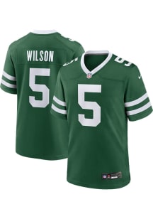 Garrett Wilson  Nike New York Jets Green Home Football Jersey