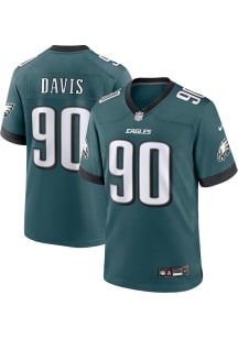 Jordan Davis  Nike Philadelphia Eagles Midnight Green Home Football Jersey